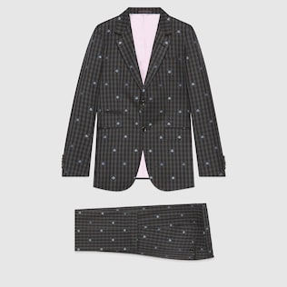 New Marseille bees wool check suit