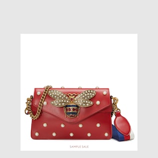Clutch Broadway aus Leder