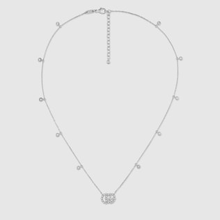Collana con GG Running e diamanti