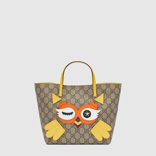 Children's owl tote