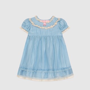 Baby silk and tulle dress