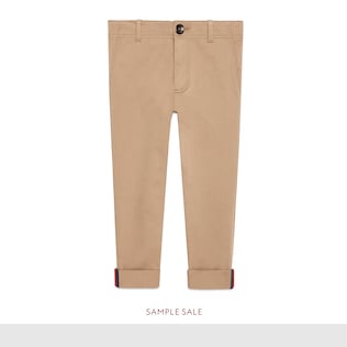 Children's gabardine pant with Web