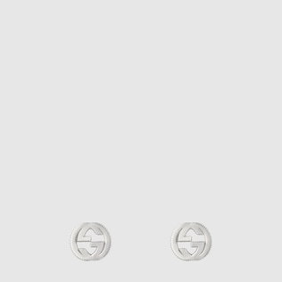 Boucles d’oreilles en argent double G