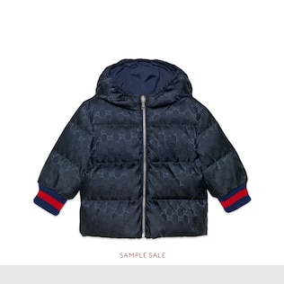 Chaqueta de Bebé Reversible de Jacquard con GG