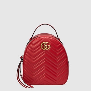 GG Marmont quilted leather backpack