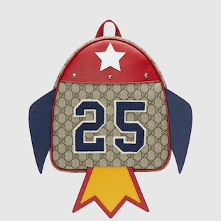 Children's rocket ship backpack