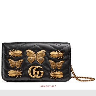 GG Marmont animal studs mini bag