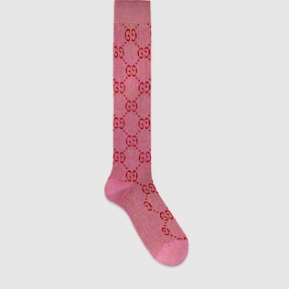 Calcetines de Lúrex con G Entrelazada