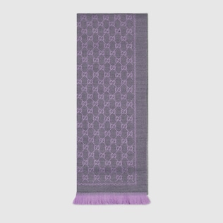 Écharpe en jacquard de laine GG