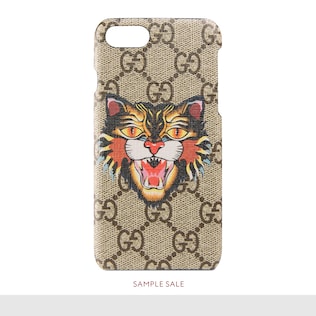 Cover per iPhone 7 con stampa Angry Cat