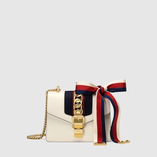 Sylvie leather mini chain bag