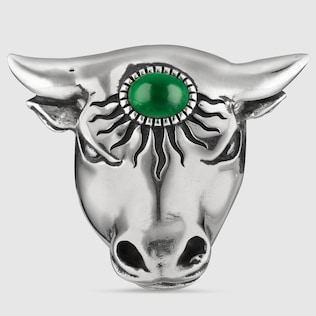 Anger Forest Ring mit Stierkopf