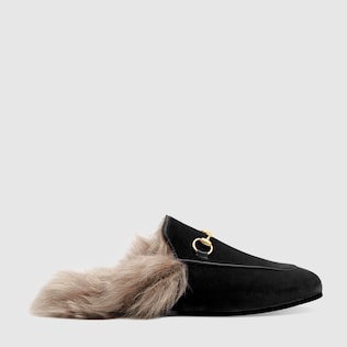 Princetown velvet slipper