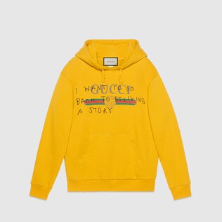 Gucci Coco Capitán logo cotton sweatshirt