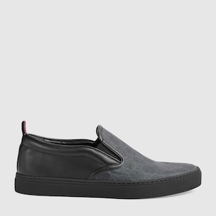 Baskets en toile GG Supreme pour homme