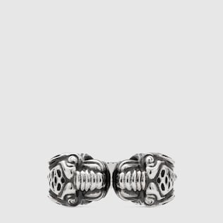 Tiger head ring