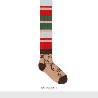GG striped wool socks