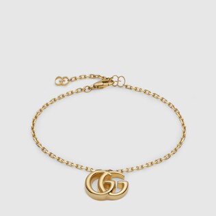 Double G yellow gold bracelet