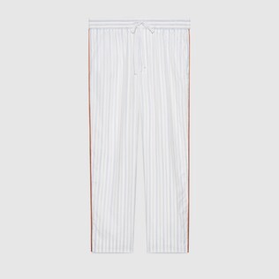 Striped cotton jogging pant