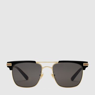 Gafas de sol cuadradas de metal