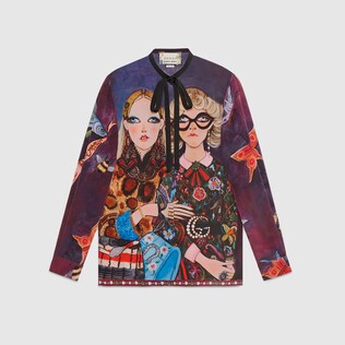 Unskilled Worker silk shirt