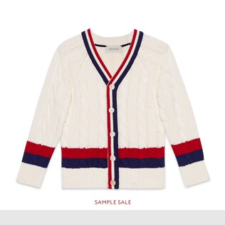 Children's cotton cardigan with Web