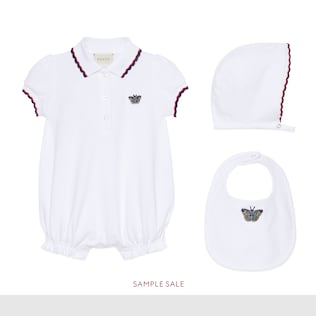 Conjunto de Regalo de Bebé de Algodón con Mariposa