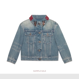 Kinder Jacke aus Denim mit Bosco und Orso