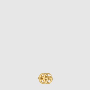 Einzelner Doppel G Ohrring aus Gelbgold