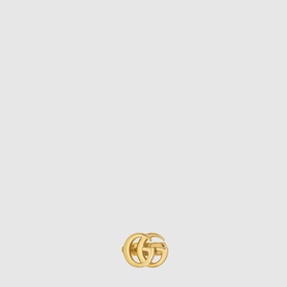 GG Running yellow gold single earring
