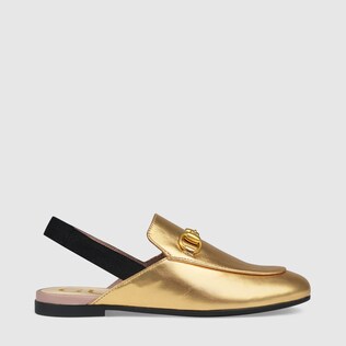 Kinder Princetown Slipper aus Leder