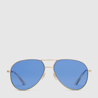 Gafas de sol de aviador metálicas