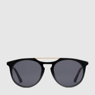 Lunettes de soleil rondes en acétate