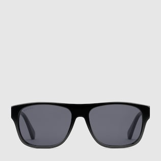 Gafas de sol rectangulares de acetato
