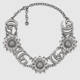 Collar de Doble G de Plata