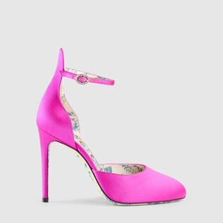 Escarpins en satin