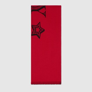 Schal aus „Magnetismo“-Wolljacquard