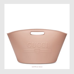 Gucci logo top handle tote