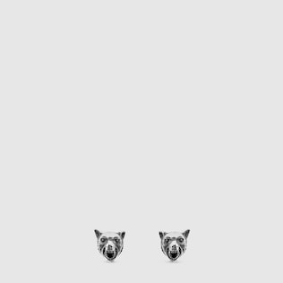 Boucles d’oreille avec tête de loup Anger Forest