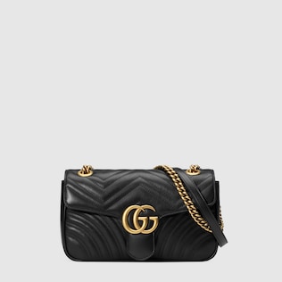 Borsa a spalla GG Marmont misura piccola