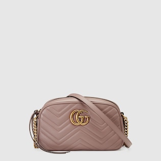 Bolso de Hombro GG Marmont Pequeño de Matelassé