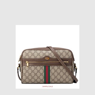 Kleine Ophidia Schultertasche aus GG Supreme
