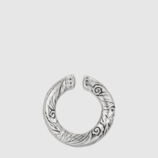 Anger Forest single ear cuff in silver