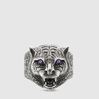 Anillo Gucci Garden con Cabeza Felina