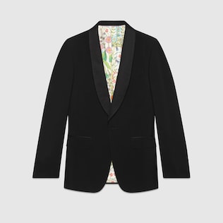 Signoria wool jacket with embroidery