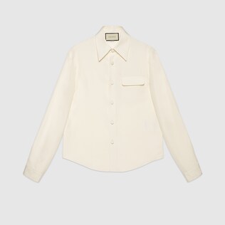 Camisa de Popelina de Seda