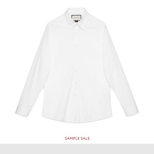 Chemise en popeline de coton