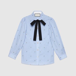 Rose fil coupé shirt