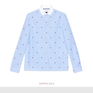 Bee fil coupé Cambridge shirt