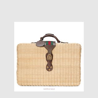 Valise en osier